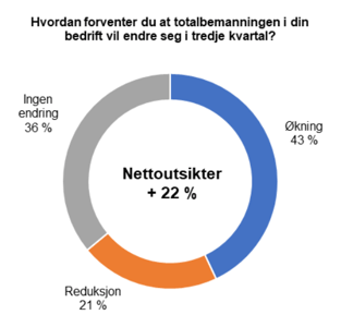 Arbeidsbarometer Q4 2024 Nettoutsikter